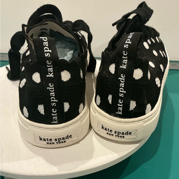 Kate Spade Abbie Polka Dot Lace-Up Sneakers Size 8 - Picture 8 of 8